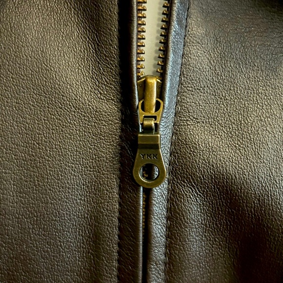 Midnight Velvet women’s soft leather zip Rabbit Fur Collar jacket X-Large #87709 - Picture 4 of 14